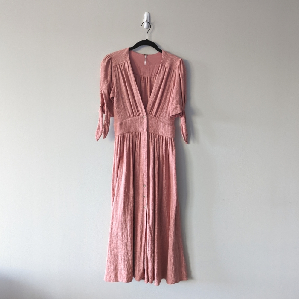 FREE PEOPLE Love Of My Life Dress, XS, Pink